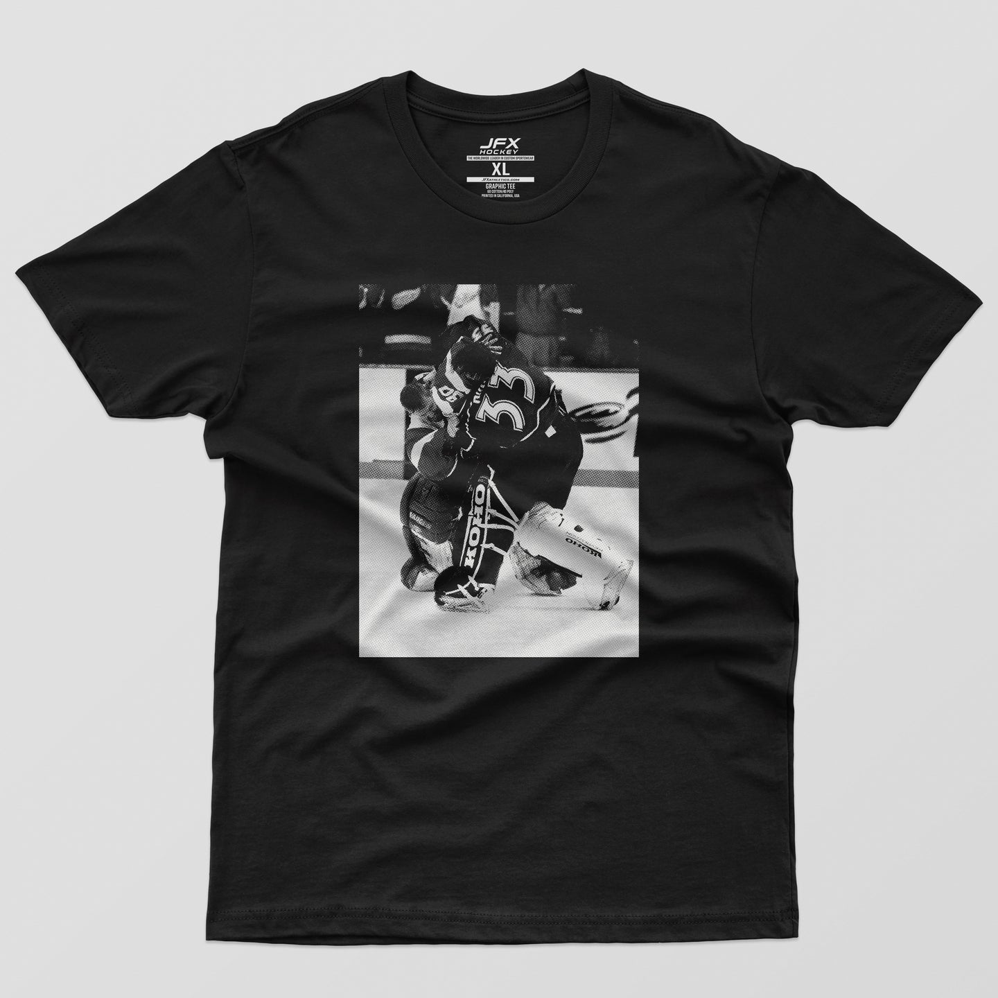 Goalie Fight Halftone Tee