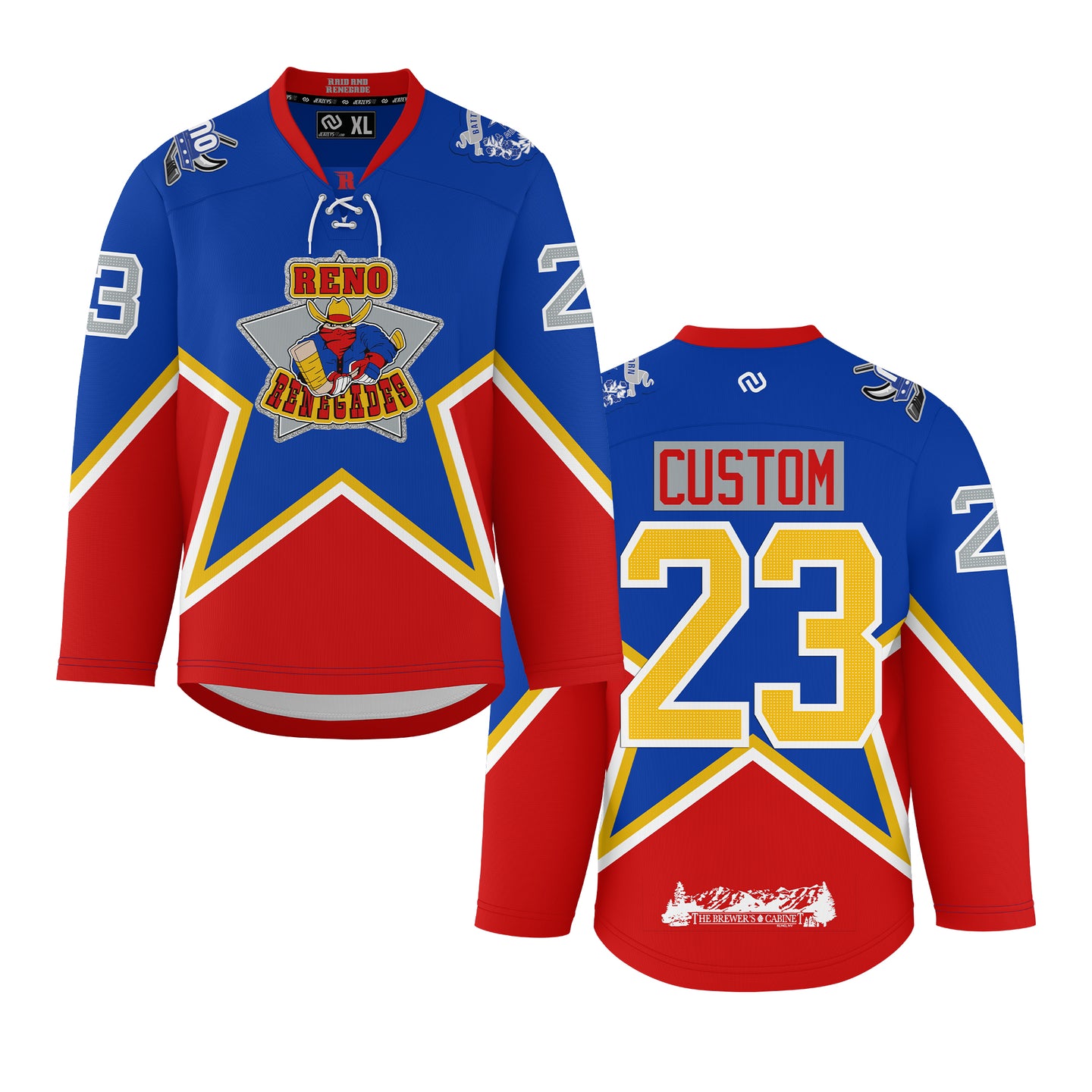 Reno Ice Raiders Special Renegades Authentic Hockey Jersey