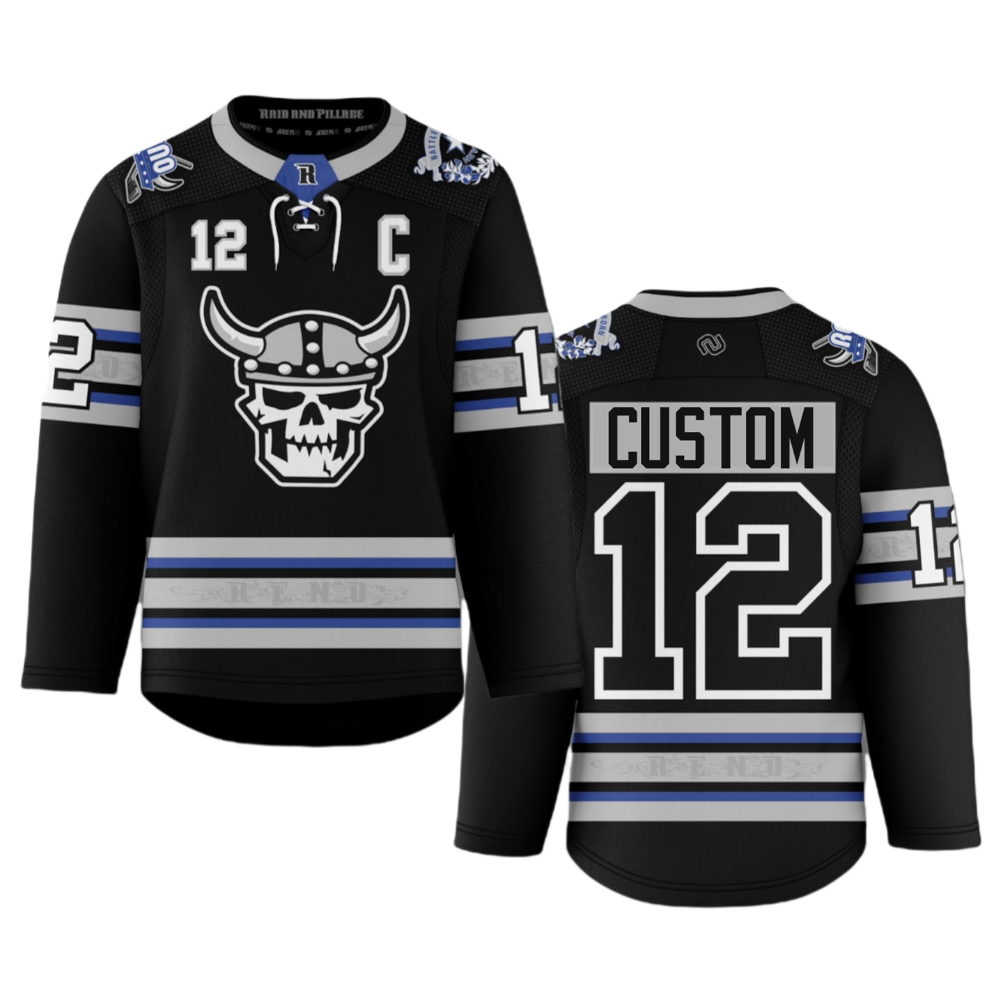 Reno Ice Raiders Authentic Hockey Jersey